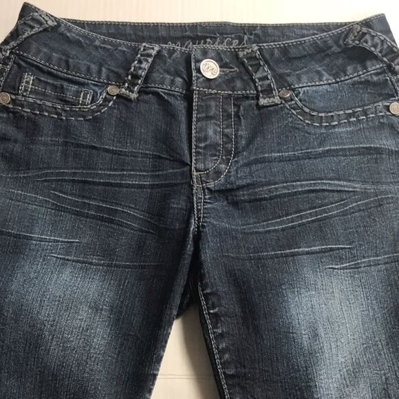 MAURICES Mid Rise Jean Jeggings Women's Size M-S Comfort Stretch Denim Leggings - Picture 1 of 11